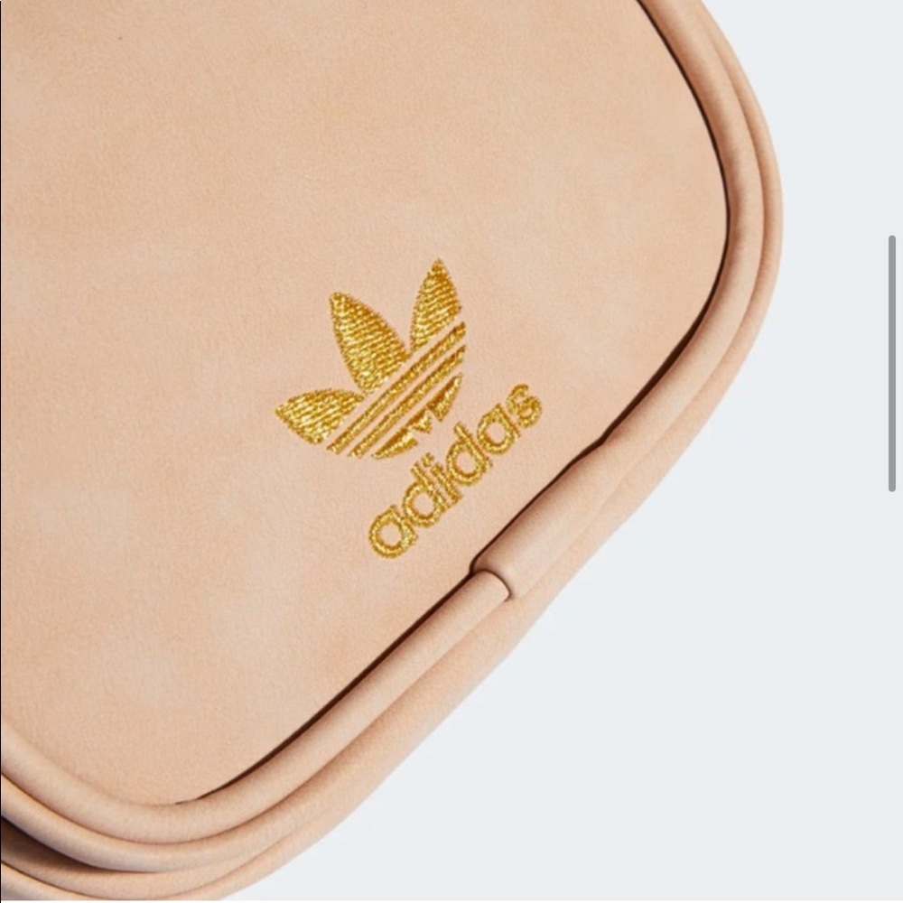 BNWT - Adidas Originals Mini PU Suede Backpack in Ash Pearl Pink - Picture 7 of 11